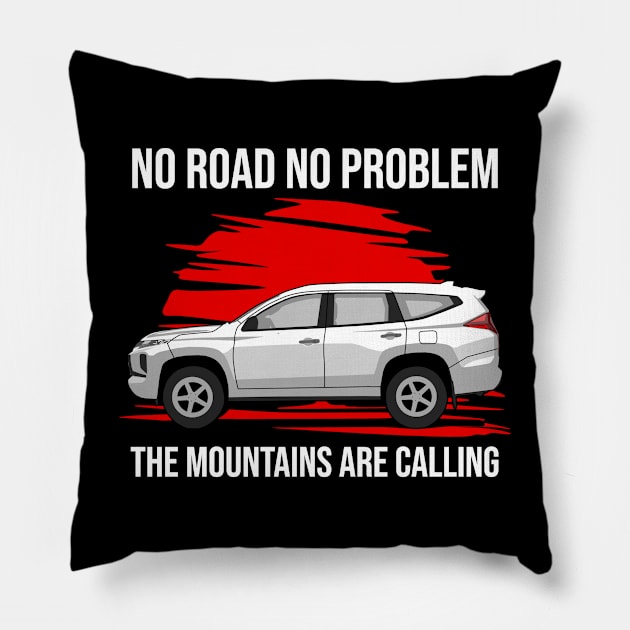 Mitsubishi Pajero Sport Pillow by Rebellion Store