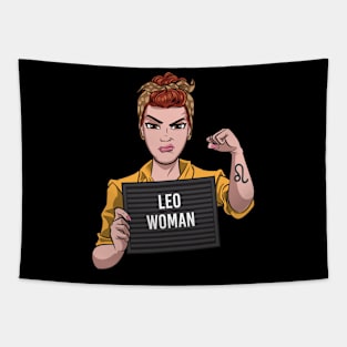 Leo Woman Tapestry