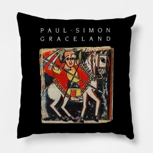 Folk Ballad Chronicles Simon's Iconic Music Scenes Apparel Pillow