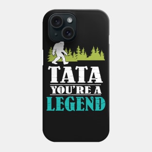 Tata Bigfoot You're A Legend Happy Father Parent Summer Independence Summer Day Vintage Retro Phone Case