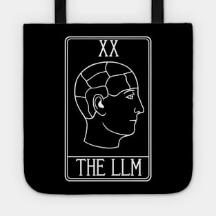 LLM Tarot Card - LLMs - Large Language Model - AI (Minimal Edition) Tote