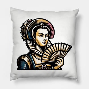 Elizabethan Woman Pillow