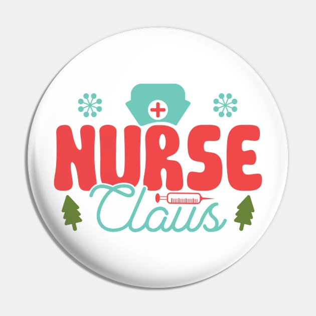 Nurse Clause Pin by MZeeDesigns