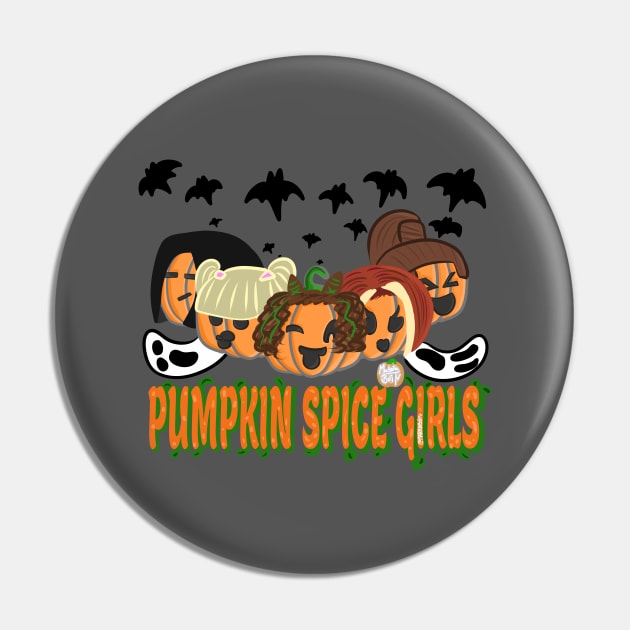 Pumpkin Spice Girls Pin by Materiaboitv