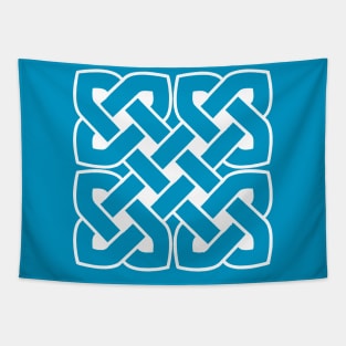 Celtic Interwoven Endless Knot Geometric Pattern 4 Tapestry