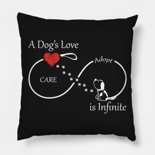 A Dog's Love is Infinite Pillow