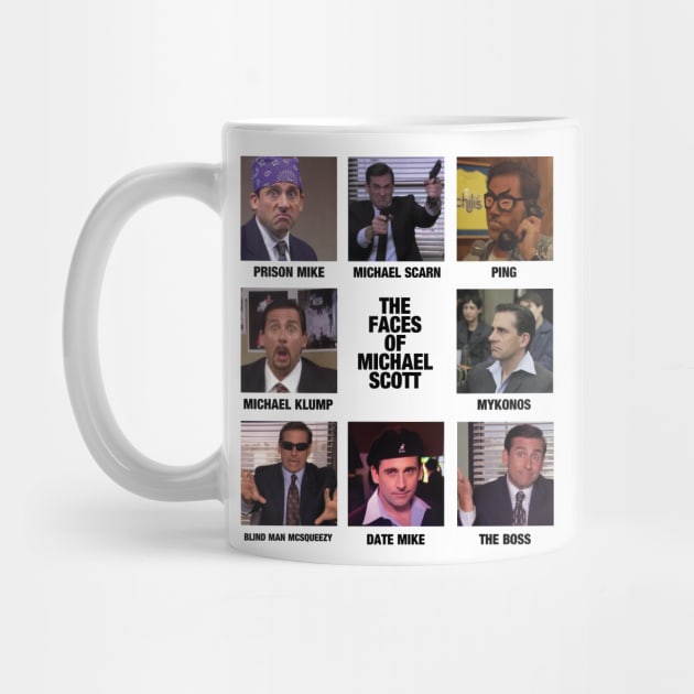 The Faces Of Michael Scott - The Office - Michael Scott - Mug