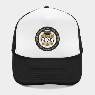 Congratulations Class of 2024 - Happy Graduation Day Celebration Gift Hat