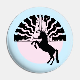 Unicorn Castle Pin