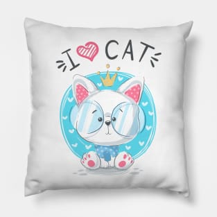 I love cat Pillow