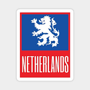 Netherlands Country Symbols Magnet