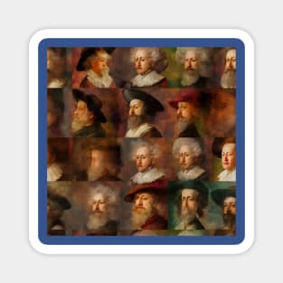 Rembrandt Paintings Mashup Magnet