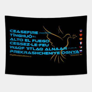 CEASEFIRE: Say ¿Qué? Top Official (United Nations) Tapestry