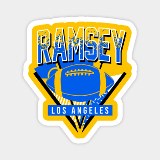 Vintage Los Angeles Football Ramsey Magnet