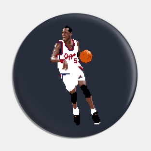 Danny Manning Clippers Pixel Dribble Pin