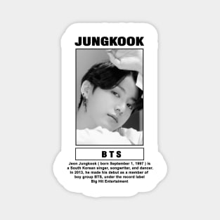 Kpop Design Jungkook BTS Magnet