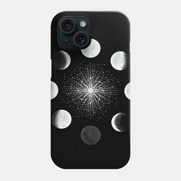 Moon Phases Phone Case by Phoenix_Creations