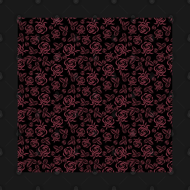 Roses pattern by Julia_Faranchuk