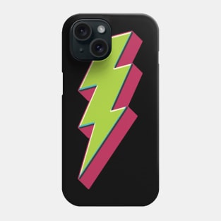 Green Lightning Bolt Phone Case