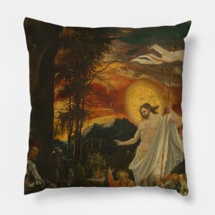 The Resurrection of Christ by Albrecht Altdorfer Pillow