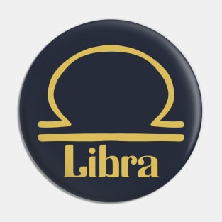 Libra Zodiac Pin