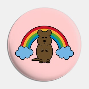 Quokka Rainbow Pin