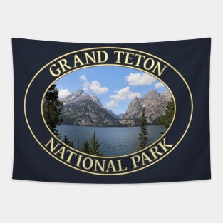 Jenny Lake at Grand Teton National Park in Wyoming Tapestry