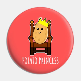 Potato Princess Pin