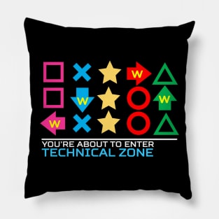 Technical Zone (Dark) Pillow