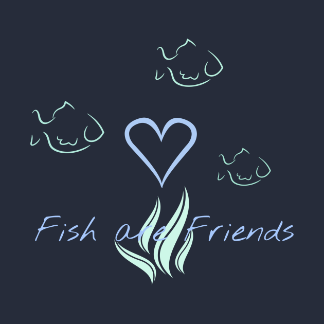Fish are Friends - Mermaidwaterlily - Hoodie | TeePublic