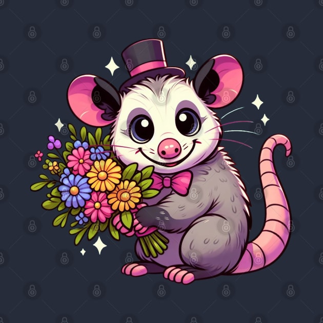 Joyful Opossum by BukovskyART