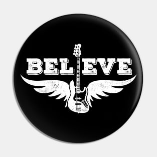 Believe Guitar J-Style Bass Guitar Pin