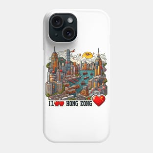 I Love Hong Kong Phone Case