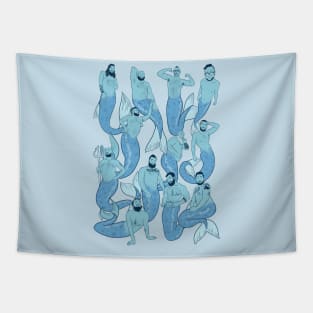 Mermen of the oceans Tapestry