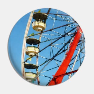 Carnival Midway - Ferris Wheel Closeup Pin