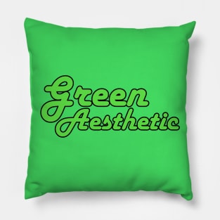 Green Aesthetic Pillow