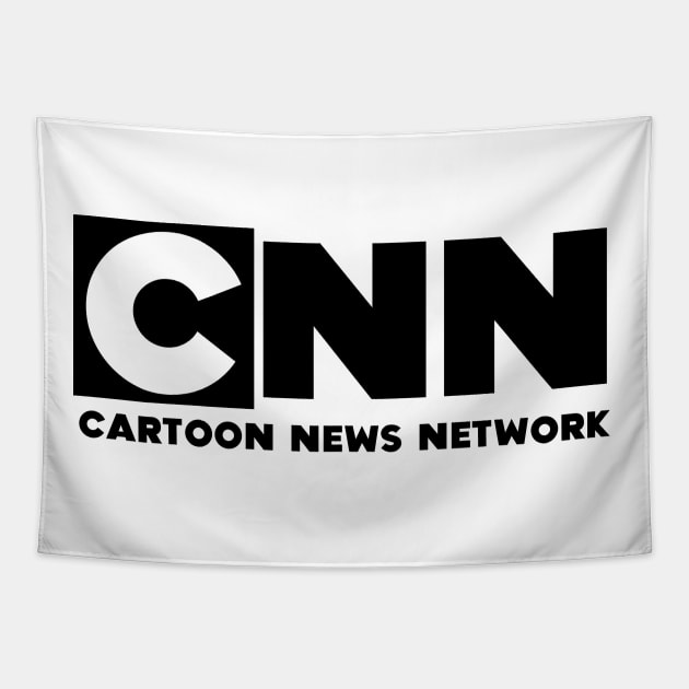 CNN - Cartoon News Network Tapestry by blackphantasm