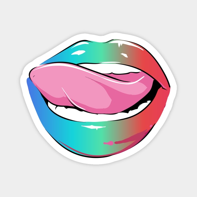 RGB Lips Magnet by PallKris