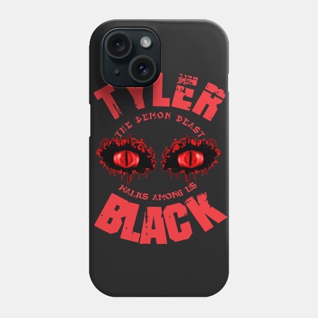 BDW TYLER BLACK Phone Case by BIG DAWG APPAREL