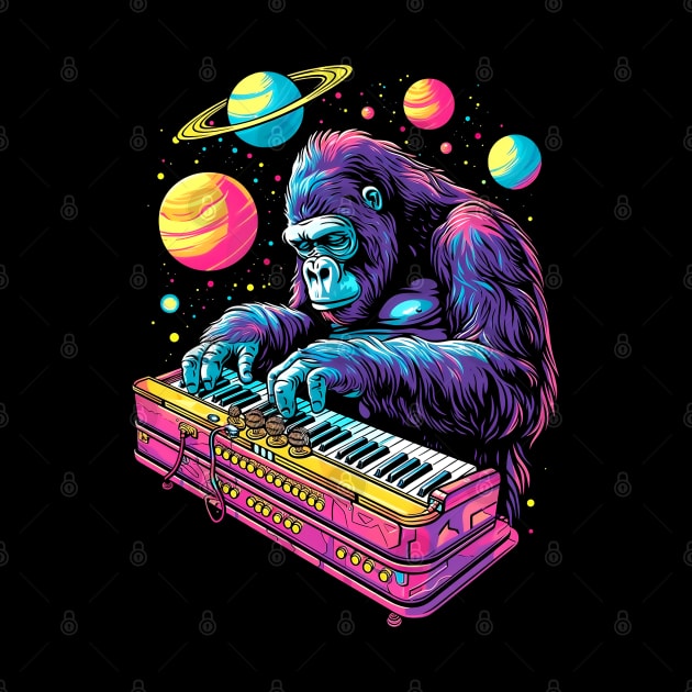 Galactic Gorilla Organist by AriWiguna