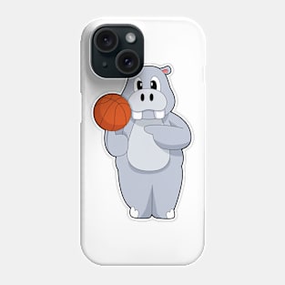 Hippo Basketball player Basketball Phone Case