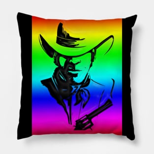 Western Era - Cowboy with Revolver Pillow