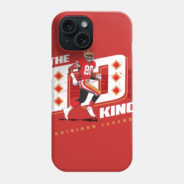Jerry Rice TD king tee t-shirt Phone Case by goderslim