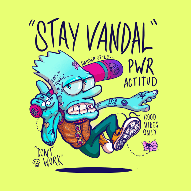 Stay Vandal by Ilustronauta