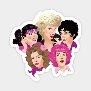 Pink Ladies Magnet