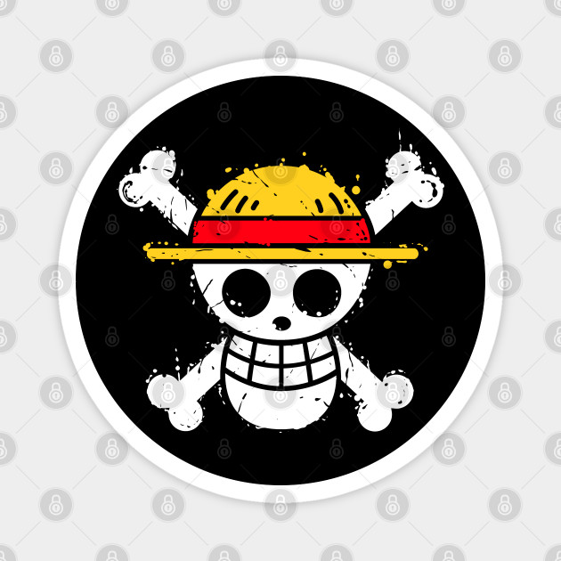 One Piece Logo One Piece Magnet Teepublic