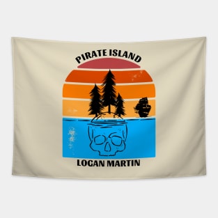 Pirate Island • Logan Martin Tapestry