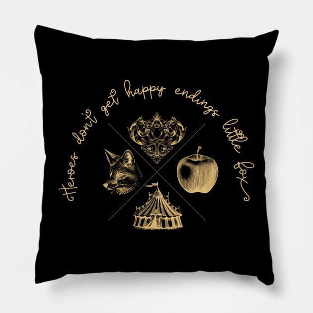 Caraval - Once Upon a Broken Heart - Jacks and Evangeline bookish Pillow by OutfittersAve