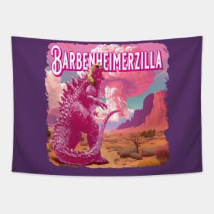 Barbenheimerzilla Tapestry