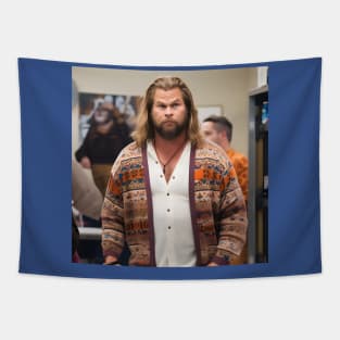 Fat Thor Dude Tapestry